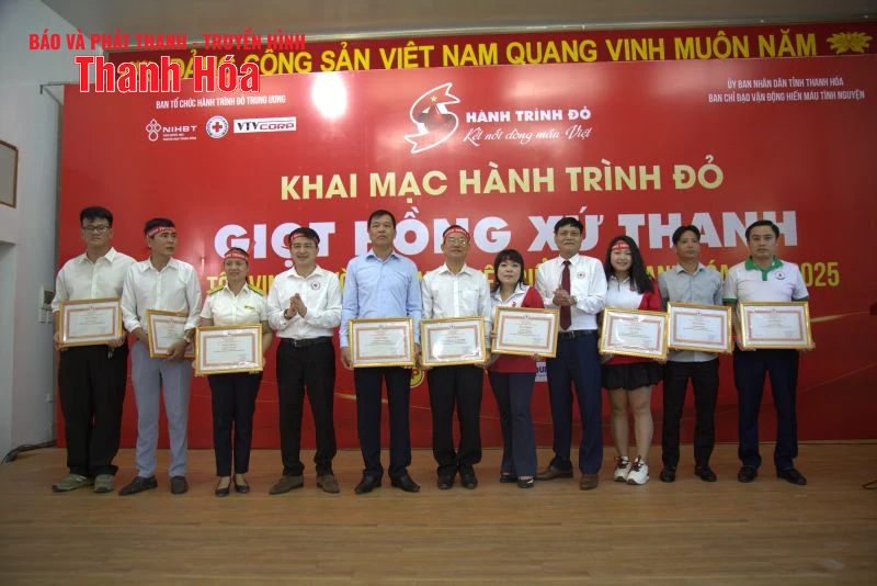 Khai mạc “Hành trình đỏ” năm 2025 tại Thanh Hóa