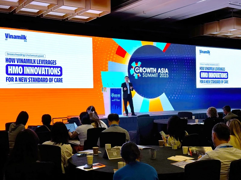 Vinamilk là đại diện đầu tiên của Việt Nam được mời trình bày về đột phá dinh dưỡng tại diễn đàn phát triển Châu Á 2025