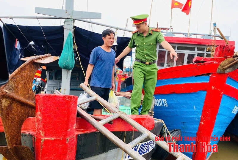 Công an Thanh Hóa chủ động phòng, chống cơn bão số 3