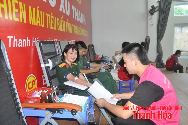 Tiếp nhận hơn 2.080 đơn vị máu tại ngày hội “Giọt hồng Xứ Thanh