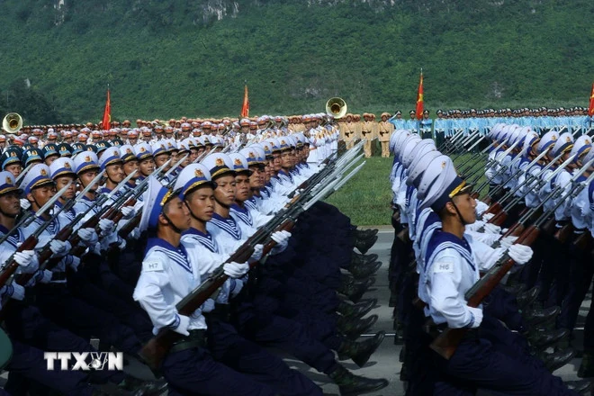 Lần đầu tiên Quân đội, Công an tổng hợp luyện chuẩn bị kỷ niệm 80 năm Quốc khánh