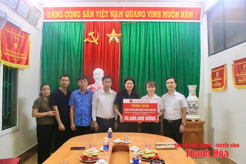 Các Chi nhánh Agribank tri ân, tặng quà nhân Ngày Thương binh, liệt sĩ