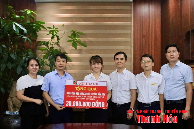 Các Chi nhánh Agribank tri ân, tặng quà nhân Ngày Thương binh, liệt sĩ