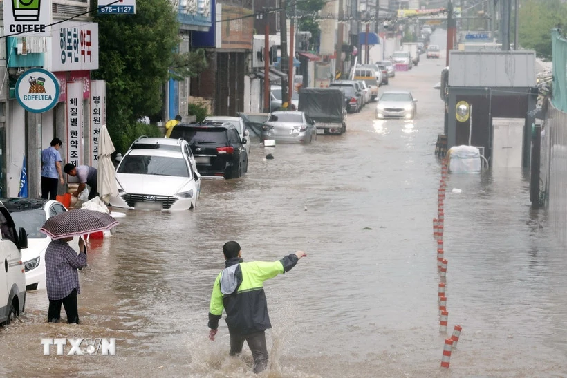 Hàn Quốc: 17 người đã thiệt mạng do mưa lớn kéo dài nhiều ngày