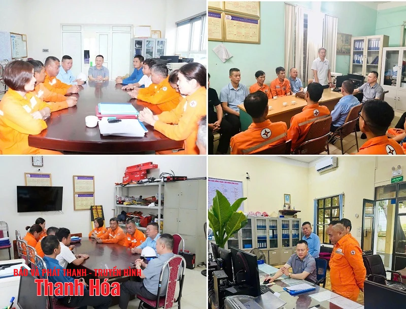 Hình ảnh đẹp của cán bộ, nhân viên ngành điện Thanh Hóa nhìn từ công tác ứng phó với cơn bão số 3