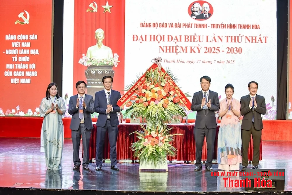 Đại hội đại biểu Đảng bộ Báo và Đài Phát thanh - Truyền hình Thanh Hóa lần thứ nhất, nhiệm kỳ 2025-2030