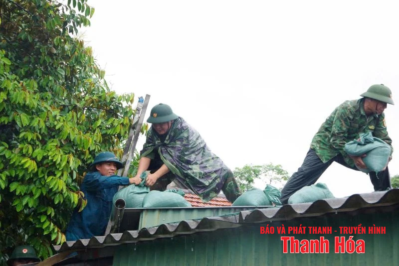 Các lực lượng quân sự, biên phòng hỗ trợ Nhân dân trước khi bão đổ bộ
