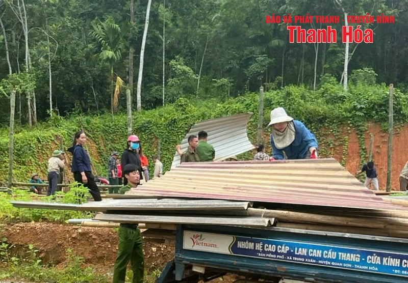 Di dời khẩn cấp 168 người dân ở xã Trung Hạ ra khỏi khu vực nguy hiểm