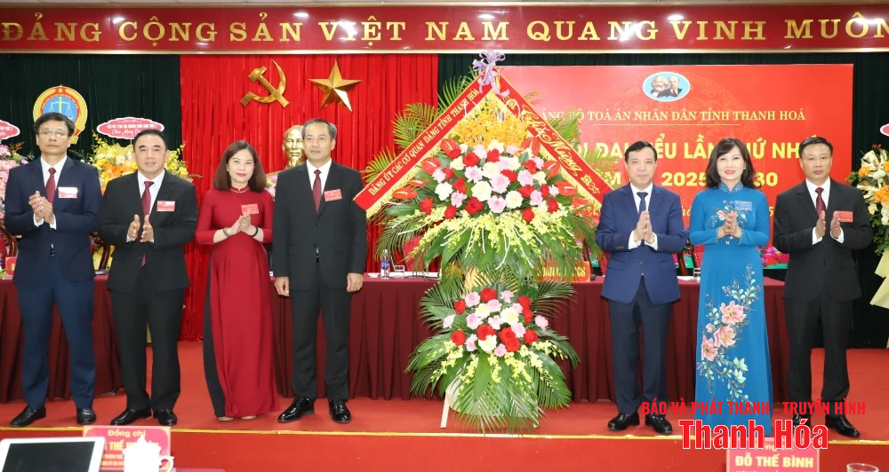 Đại hội đại biểu Đảng bộ Tòa án Nhân dân tỉnh Thanh Hóa lần thứ nhất, nhiệm kỳ 2025 - 2030