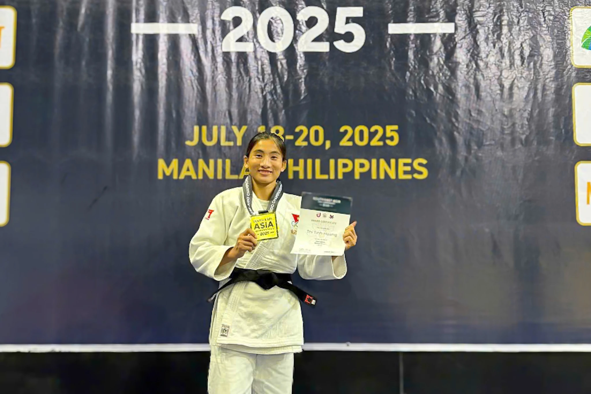 Judo Thanh Hoá góp công vào thành tích Nhất toàn đoàn của tuyển Việt Nam tại giải vô địch và vô địch trẻ Đông Nam Á 2025