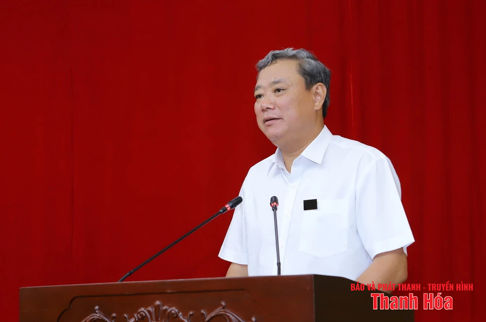 Bí thư Tỉnh ủy Nguyễn Doãn Anh chủ trì hội nghị cho ý kiến về công tác chuẩn bị Đại hội Đảng bộ 40 xã, phường