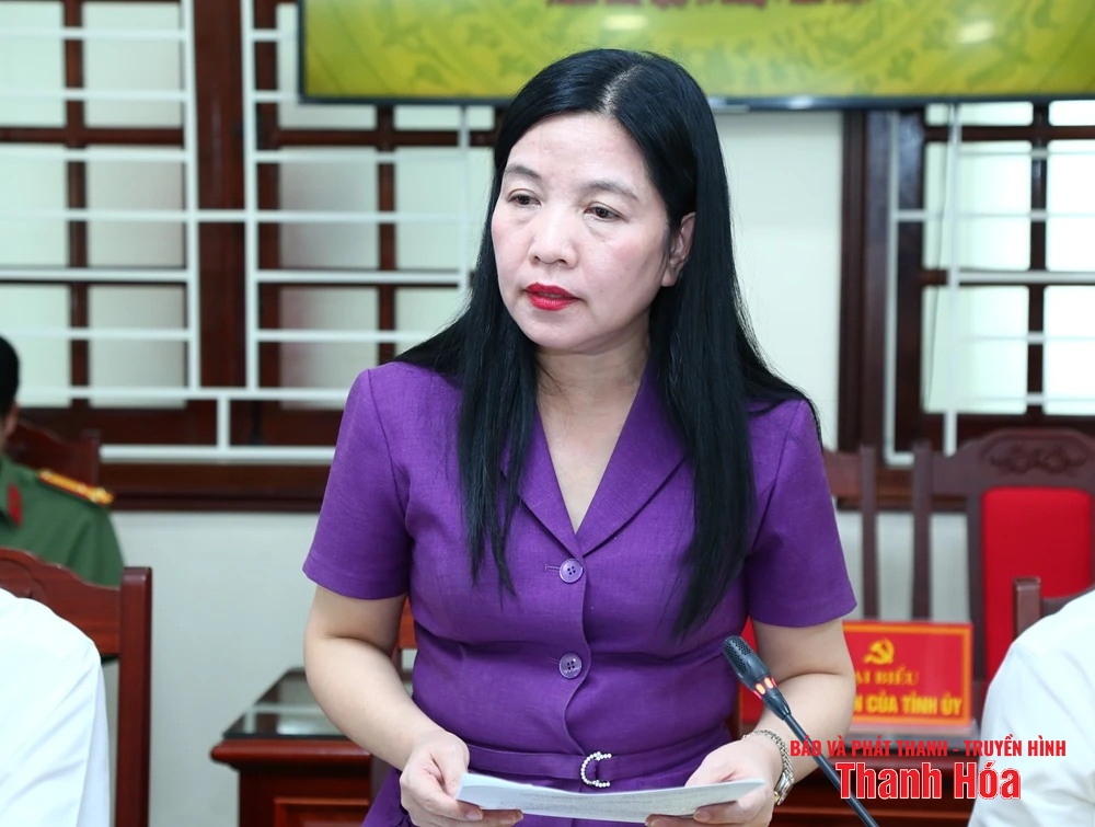 Duyệt nội dung và công tác chuẩn bị tổ chức Đại hội Đảng bộ Công an tỉnh Thanh Hóa lần thứ XX