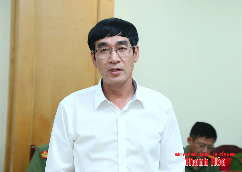 Duyệt nội dung và công tác chuẩn bị tổ chức Đại hội Đảng bộ Công an tỉnh Thanh Hóa lần thứ XX