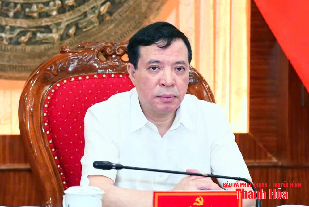 Cho ý kiến về phương án tổ chức phục vụ Đại hội đại biểu Đảng bộ tỉnh Thanh Hóa lần thứ XX, nhiệm kỳ 2025-2030