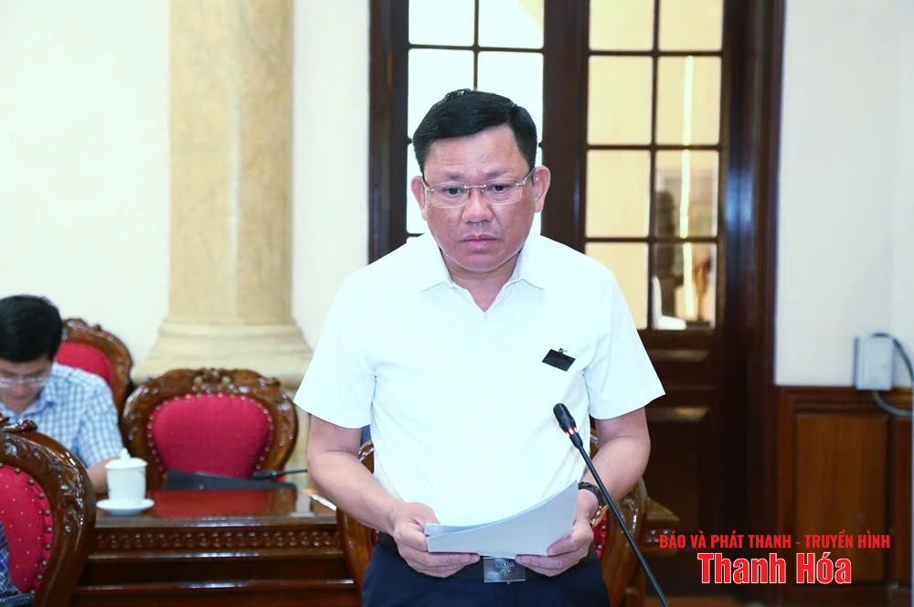 Cho ý kiến về phương án tổ chức phục vụ Đại hội đại biểu Đảng bộ tỉnh Thanh Hóa lần thứ XX, nhiệm kỳ 2025-2030