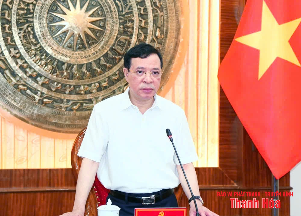 Cho ý kiến về phương án tổ chức phục vụ Đại hội đại biểu Đảng bộ tỉnh Thanh Hóa lần thứ XX, nhiệm kỳ 2025-2030