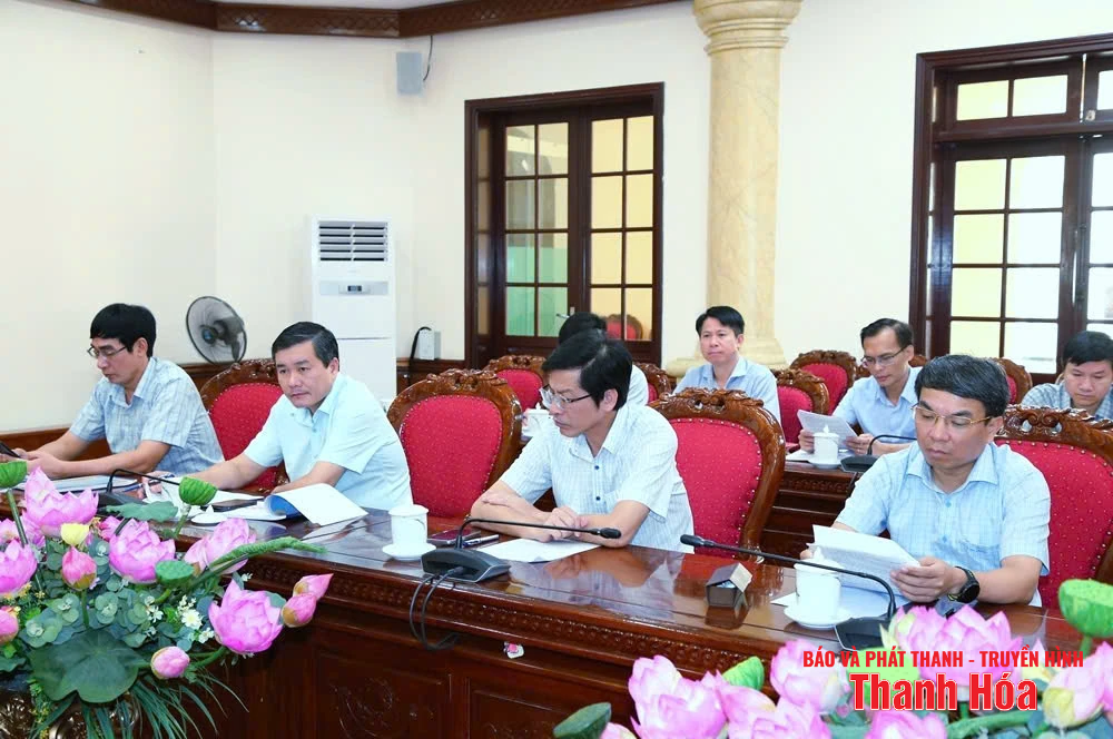 Cho ý kiến về phương án tổ chức phục vụ Đại hội đại biểu Đảng bộ tỉnh Thanh Hóa lần thứ XX, nhiệm kỳ 2025-2030