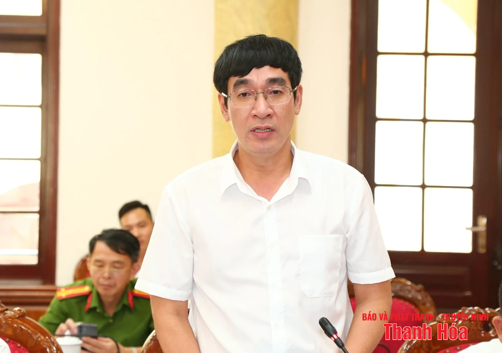 Phó Bí thư Thường trực Tỉnh ủy Lại Thế Nguyên chủ trì hội nghị cho ý kiến về công tác chuẩn bị đại hội đảng bộ 6 xã