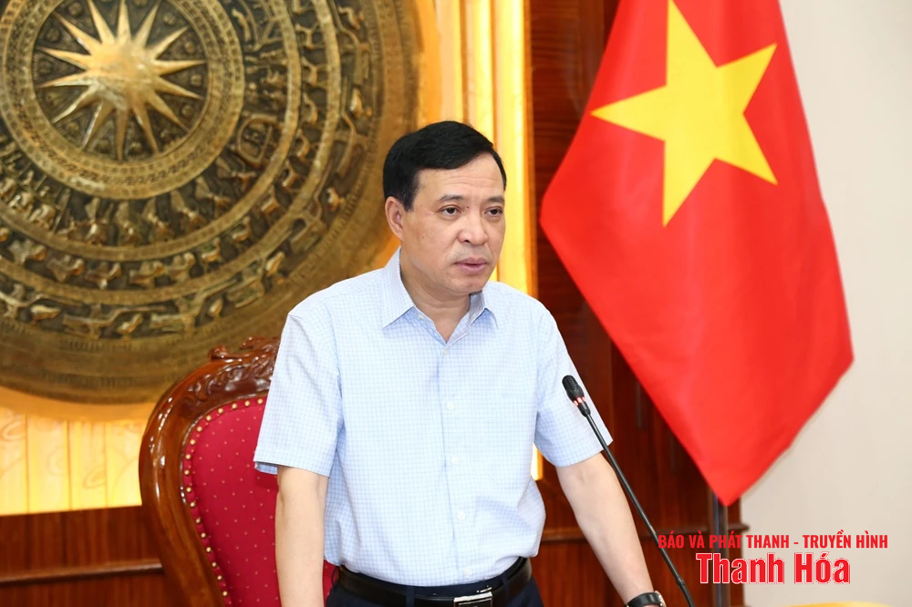 Phó Bí thư Thường trực Tỉnh ủy Lại Thế Nguyên chủ trì hội nghị cho ý kiến về công tác chuẩn bị đại hội đảng bộ 6 xã