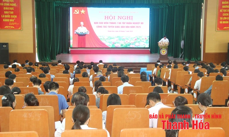 Tập huấn nghiệp vụ công tác tuyên giáo, dân vận cho hơn 400 cán bộ, chuyên viên