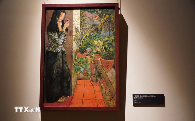 Triển lãm tranh sơn mài lớn nhất của Việt Nam tại Liên bang Nga