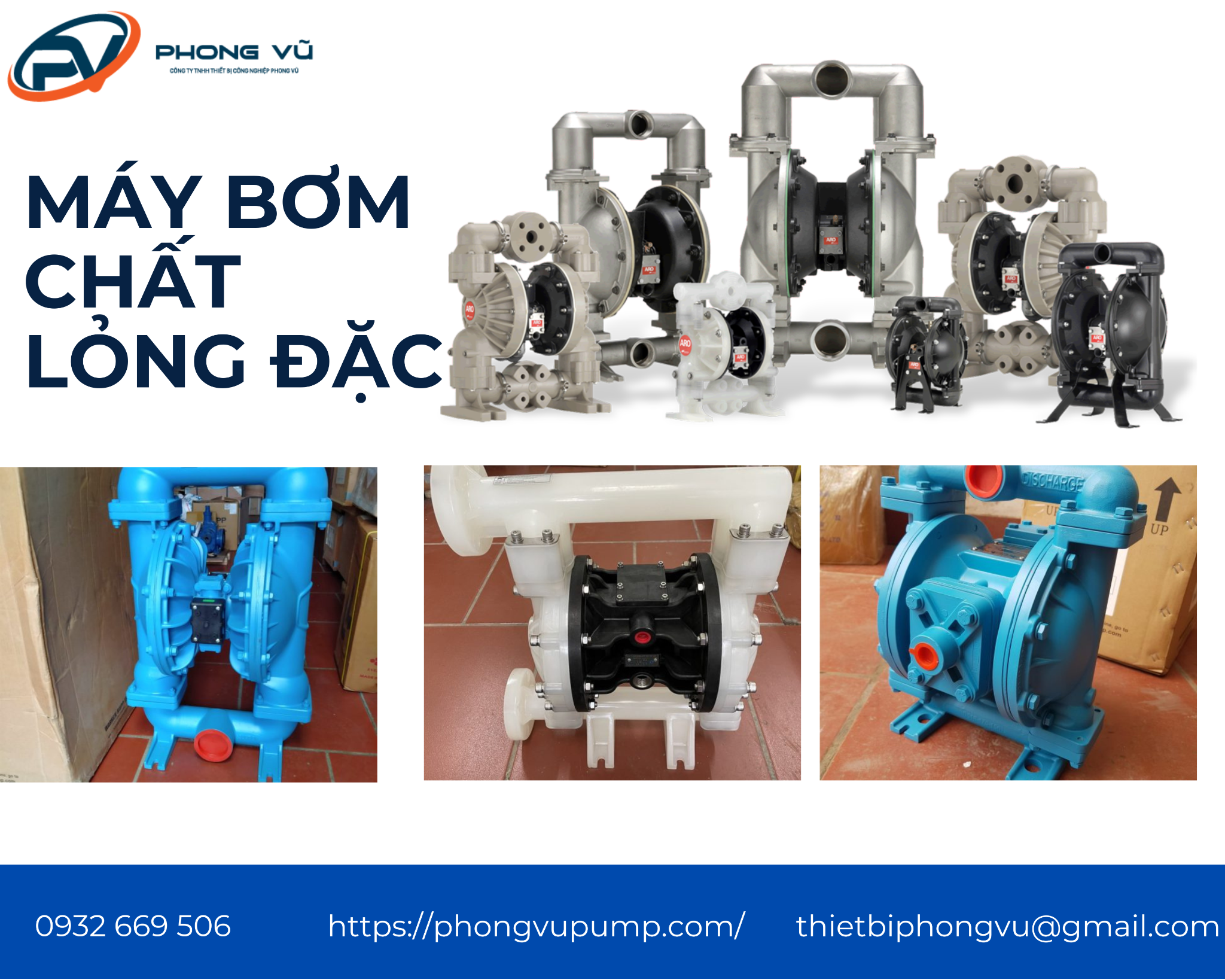 Máy bơm chất lỏng đặc là gì? Phong Vũ Pump địa chỉ máy bơm chất lỏng đặc uy tín tại Việt Nam