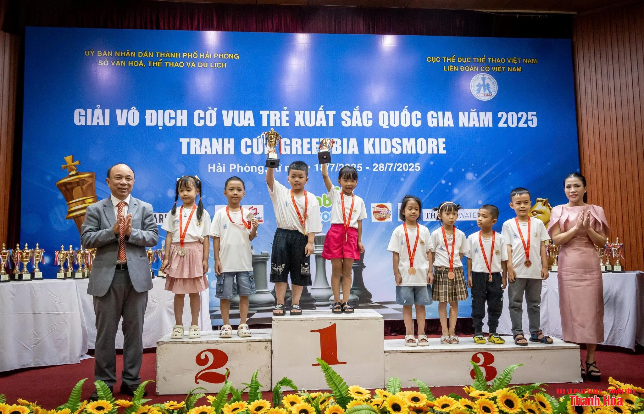 Cờ vua Thanh Hóa giành 2 HCV tại giải vô địch trẻ xuất sắc quốc gia 2025