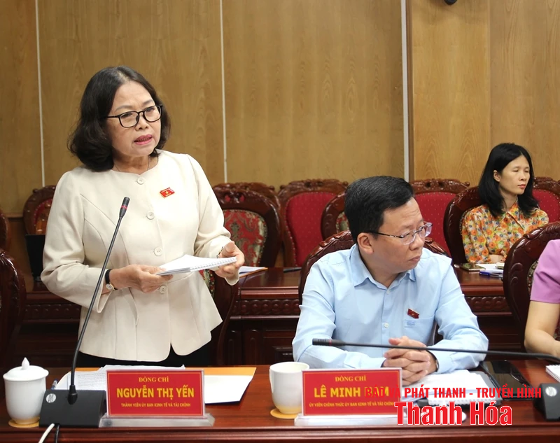 Đoàn giám sát Ủy ban Kinh tế và Tài chính của Quốc hội làm việc với UBND tỉnh