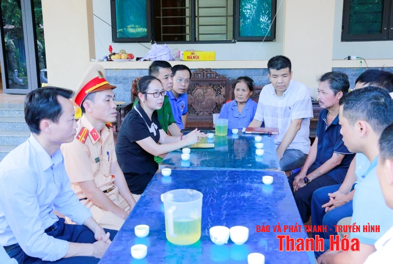 Thăm và chia buồn với gia đình nạn nhân tử vong do tai nạn giao thông nghiêm trọng tại phường Bỉm Sơn