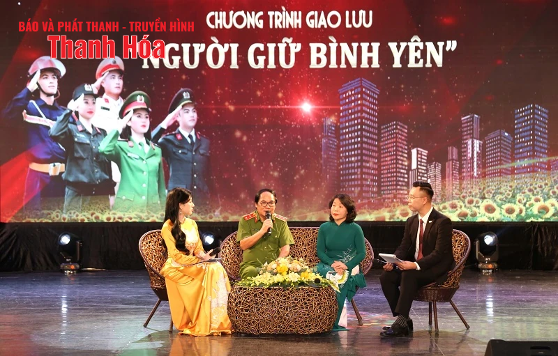 Ấn tượng Chương trình giao lưu “Người giữ bình yên”