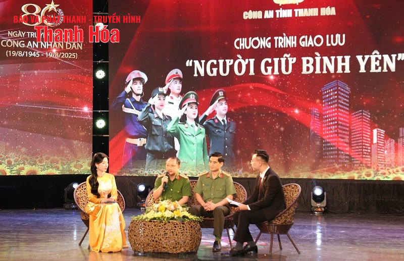 Ấn tượng Chương trình giao lưu “Người giữ bình yên”