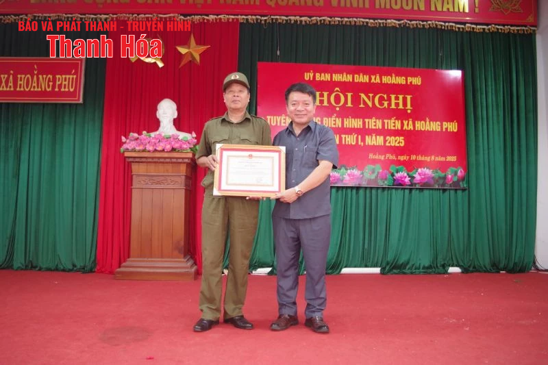 Xã Hoằng Phú tuyên dương điển hình tiên tiến giai đoạn 2020-2025