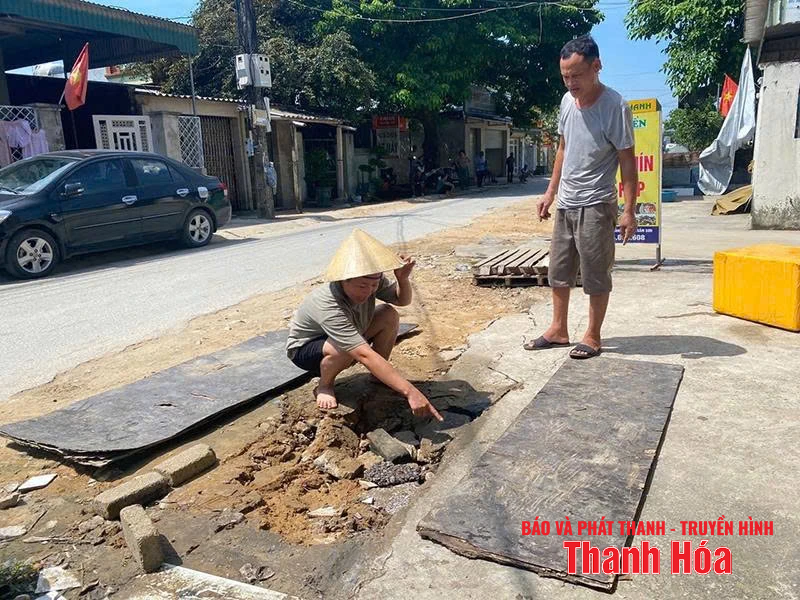 Đường giao thông thi công dang dở, ảnh hưởng đến đời sống người dân