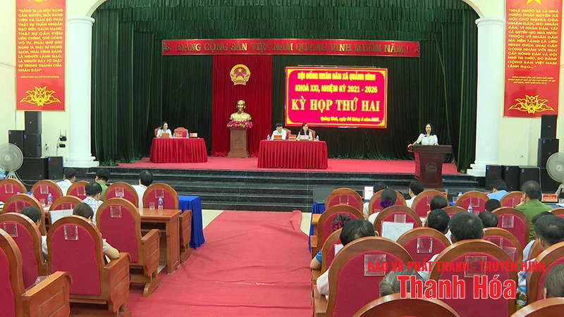 Hội đồng Nhân dân xã Quảng Bình kỳ họp thứ 2 thảo luận nhiều nội dung quan trọng