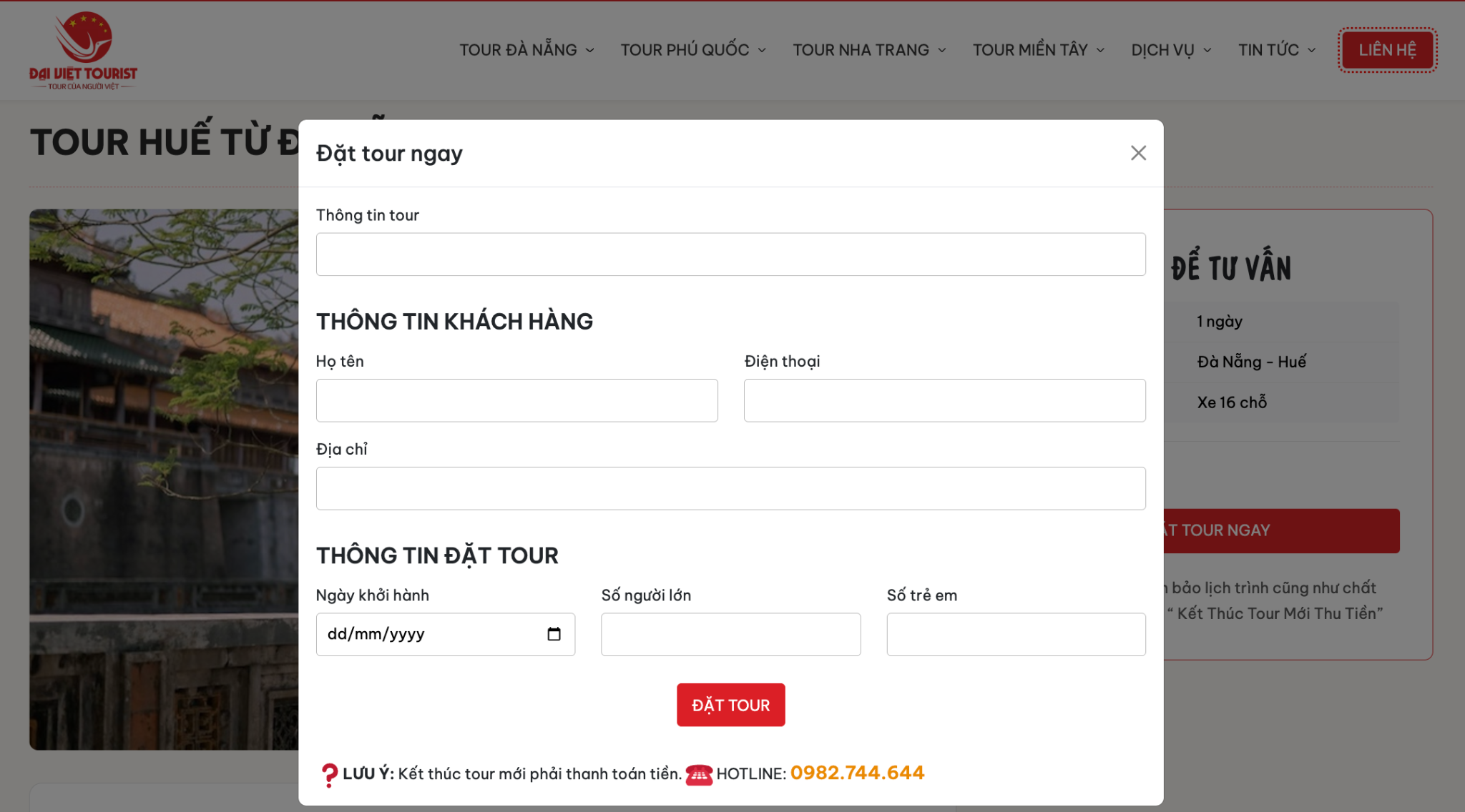 Đại Việt Tourist - Người đồng hành tin cậy trên hành trình khám phá Huế
