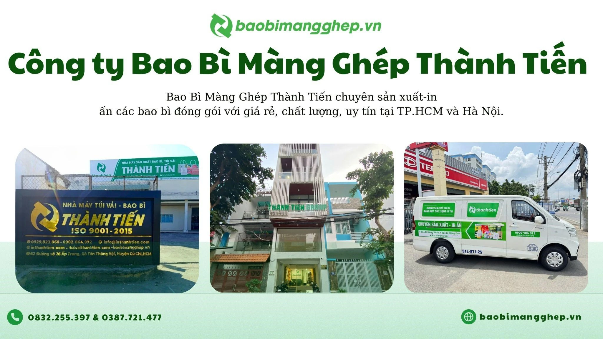 Bao Bì Màng Ghép Thành Tiến - Địa chỉ sản xuất và in bao bì đóng gói giá rẻ, chất lượng tại TP.HCM