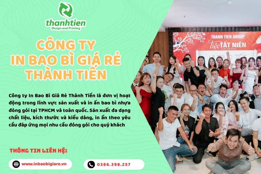 Xưởng in bao bì giá rẻ Thành Tiến chuyên sản xuất và in ấn túi nilon chất lượng tphcm