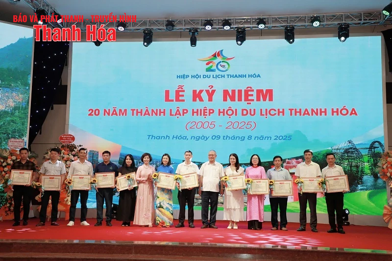 Kỷ niệm 20 năm thành lập Hiệp hội Du lịch tỉnh Thanh Hóa
