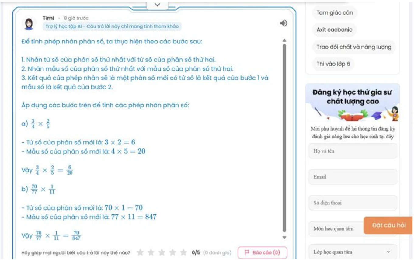 Hành trang năm học mới, không lo bài khó vì có FQA