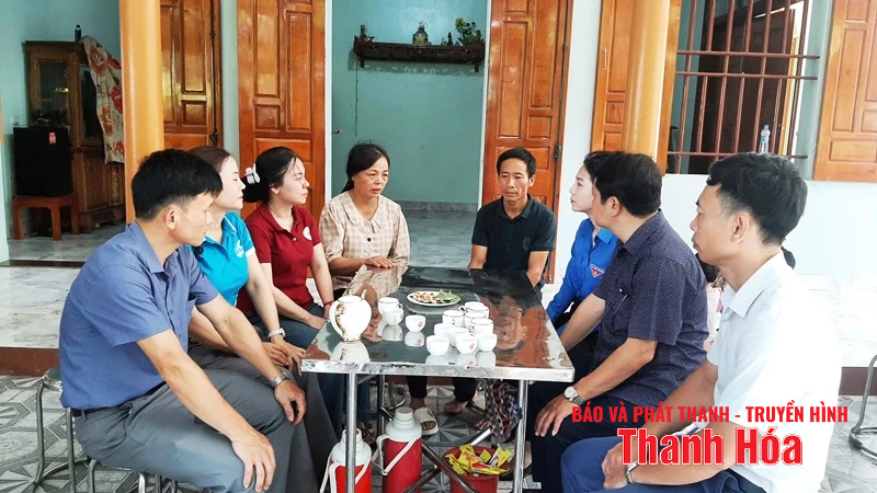 Thăm hỏi, động viên gia đình các nạn nhân bị đuối nước, tai nạn thương tích tại xã Lương Sơn