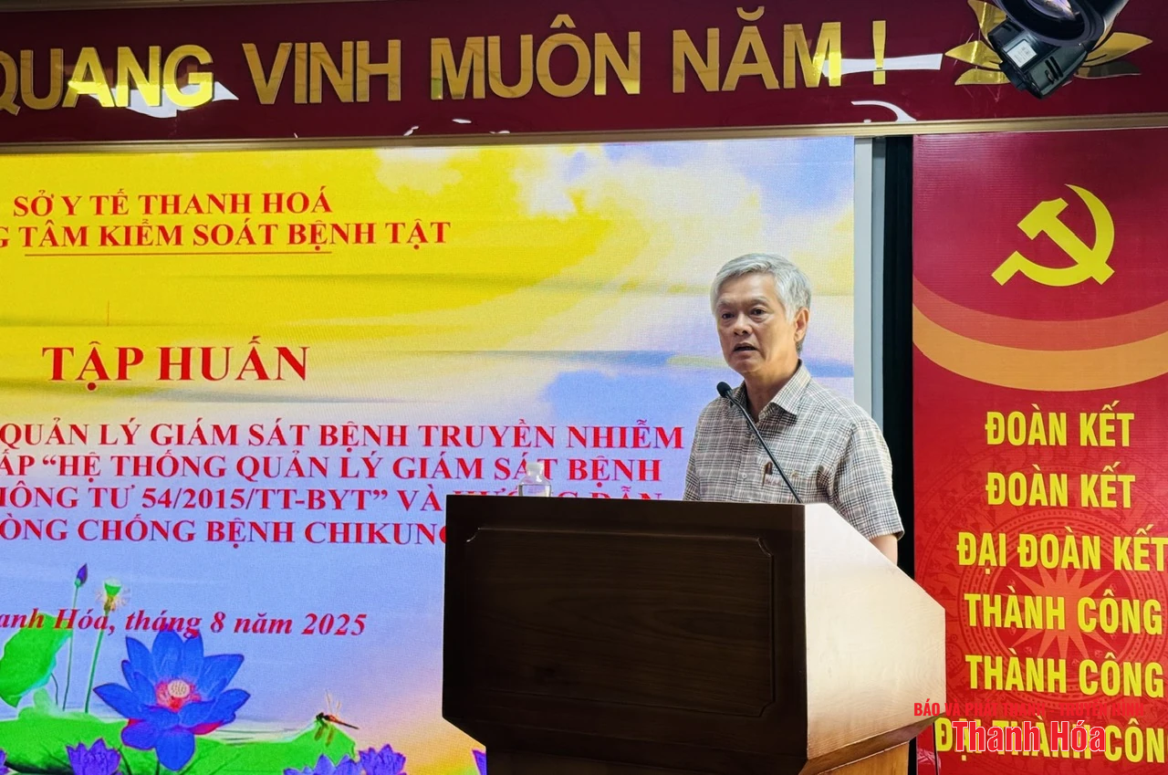 Tập huấn sử dụng Hệ thống quản lý giám sát bệnh truyền nhiễm phiên bản nâng cấp