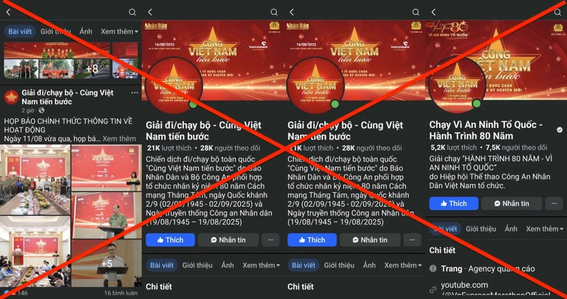 Cảnh báo hàng loạt fanpage mạo danh chiến dịch “Cùng Việt Nam tiến bước”