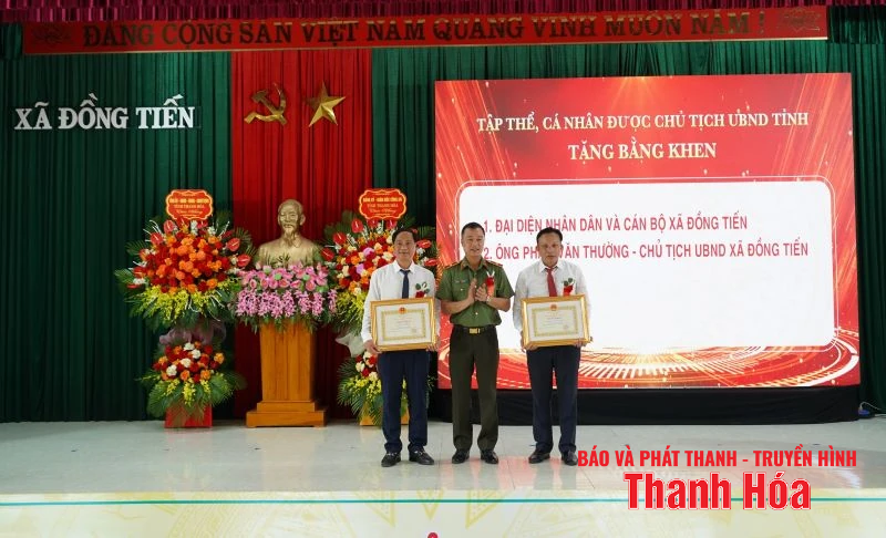 Giám đốc Công an tỉnh dự “Ngày hội toàn dân bảo vệ an ninh Tổ quốc” tại xã Đồng Tiến