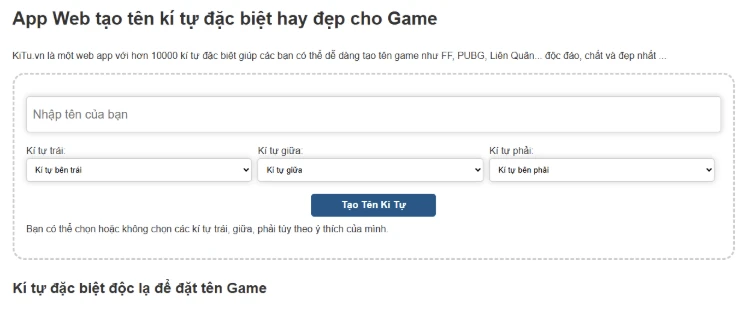 Kí tự đặc biệt là gì? Ý nghĩa và cách tạo tên game dễ dàng