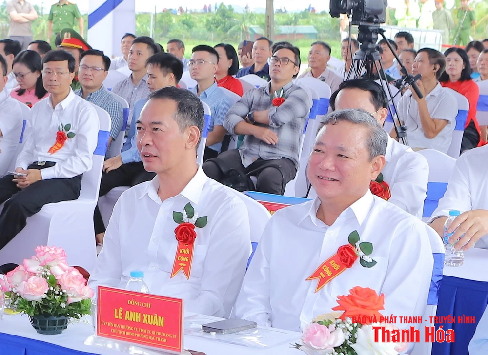 Khởi công dự án Khu tái định cư thôn Hồng Sơn, phục vụ GPMB dự án đường sắt tốc độ cao Bắc - Nam đoạn qua tỉnh Thanh Hóa