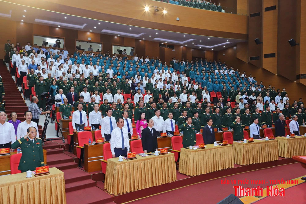 Kỷ niệm 80 năm Ngày truyền thống Lực lượng vũ trang tỉnh Thanh Hóa và đón nhận Huân chương Bảo vệ Tổ quốc hạng Nhất