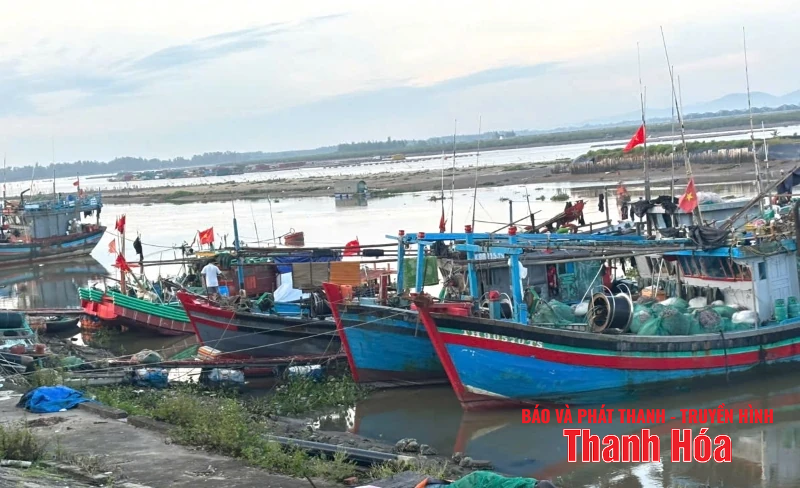 Xã Tiên Trang hỗ trợ người dân gia cố lồng bè nuôi cá