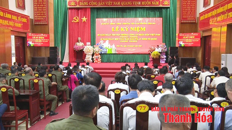 Phường Tĩnh Gia kỷ niệm 80 năm Ngày truyền thống CAND và 20 năm “Ngày hội toàn dân bảo vệ ANTQ”