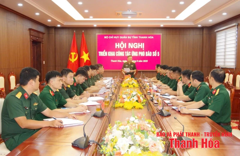 Bộ Chỉ huy Quân sự tỉnh chủ động ứng phó với bão số 5 theo phương châm “4 tại chỗ”