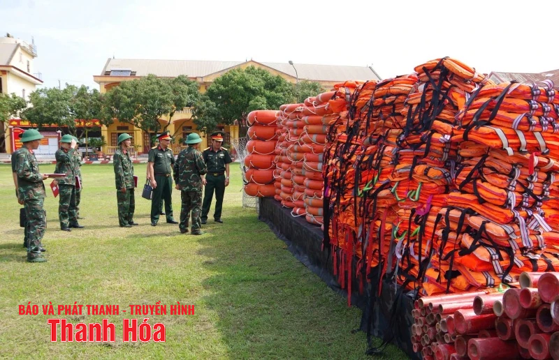 Bộ Chỉ huy Quân sự tỉnh chủ động ứng phó với bão số 5 theo phương châm “4 tại chỗ”